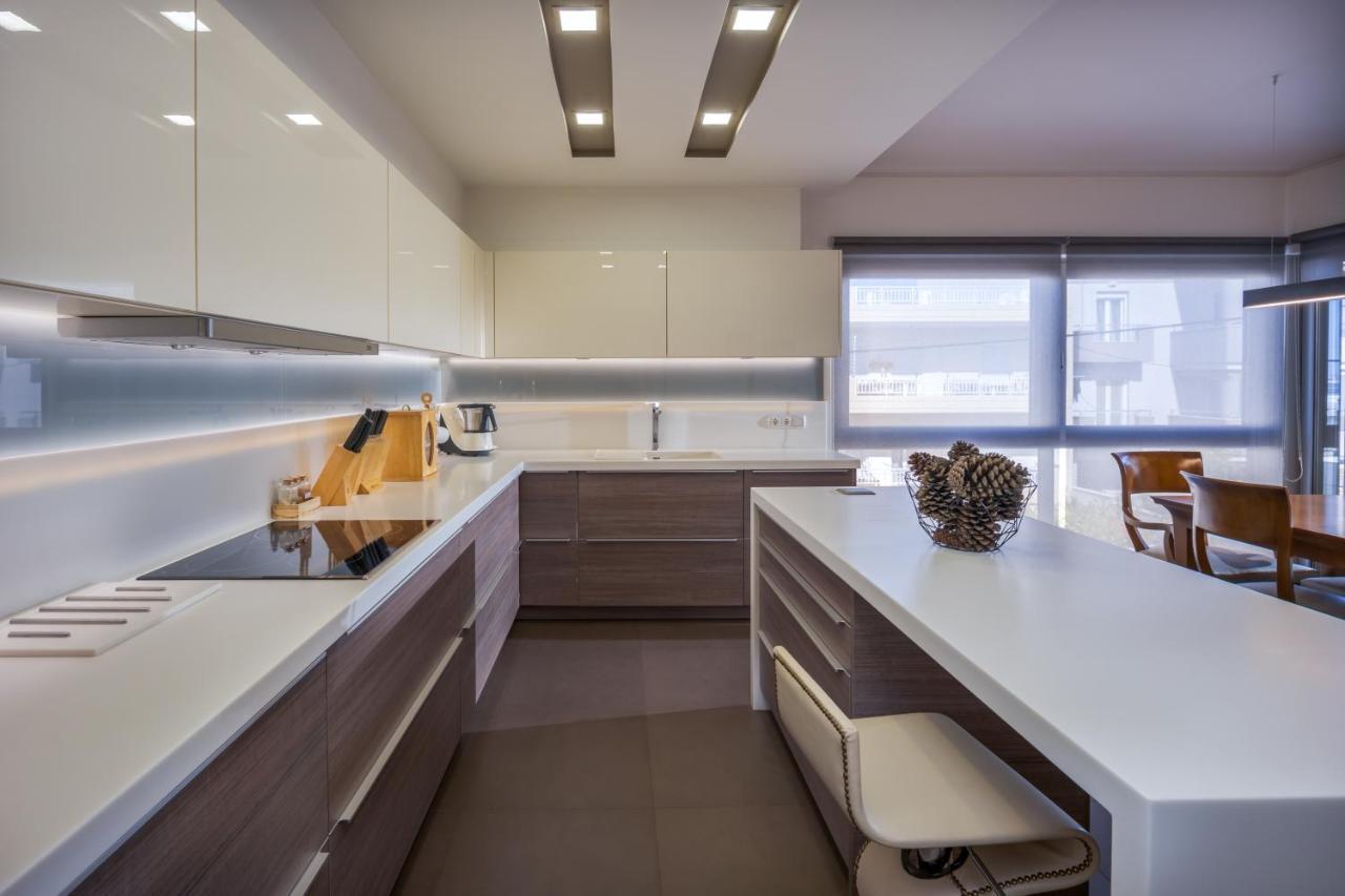 イラクリオンArtemis Luxury Penthouse By Estiaアパートメント エクステリア 写真