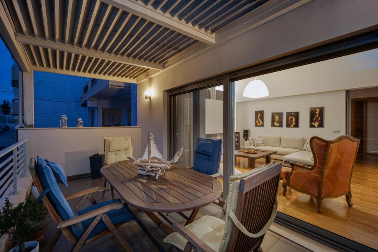 イラクリオンArtemis Luxury Penthouse By Estiaアパートメント エクステリア 写真